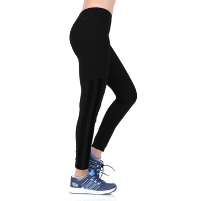 LAASA WOMEN'S JUST-DRY ANKLE-LENGTH GYM &amp; FITNESS TRAINING PANT-3XL-BLACK-1