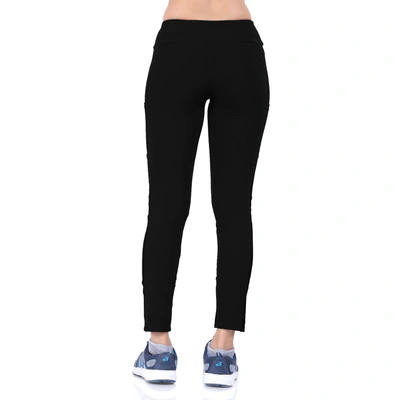 LAASA WOMEN'S JUST-DRY ANKLE-LENGTH GYM &amp; FITNESS TRAINING PANT-3XL-BLACK-2