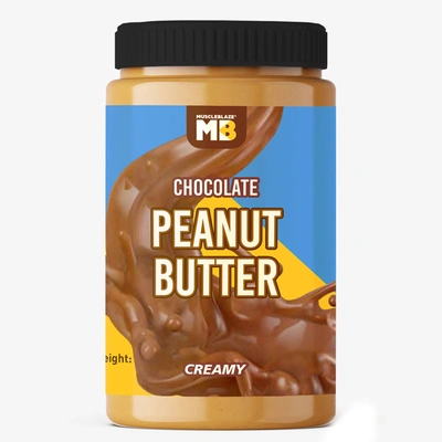 MuscleBlaze Chocolate Peanut Butter, Creamy, 1 kg-33349