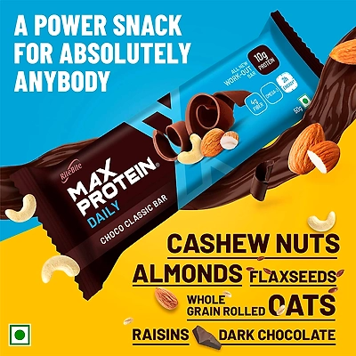 RiteBite Max Protein Daily Choco Classic Bars,-33322