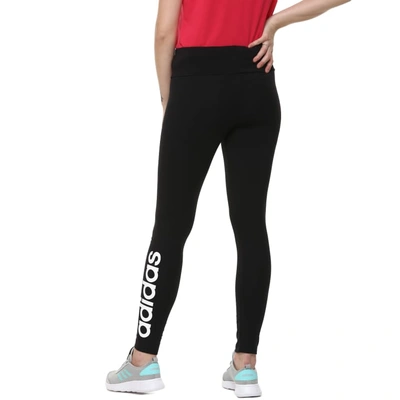 Adidas Cotton &amp; Elastane Solid / Plain Gym / Sports Trackpant for Women-BLACK-S-1