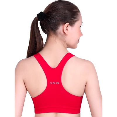 LAASA 1876 SPORTS BRA (Colour may vary)-Red-XXL-1