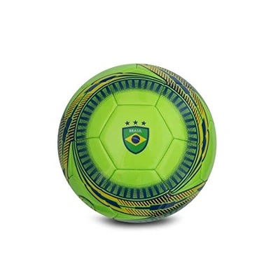 Vector X Brazil Hand Stitched Football-Yellow / Green-3-1