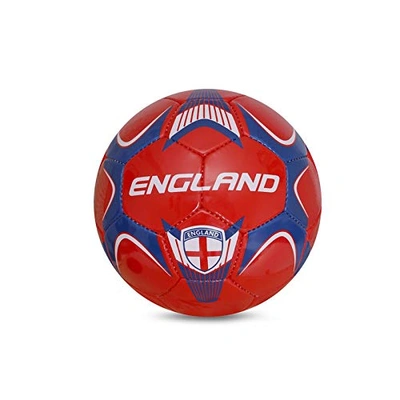 Vector X England Hand Stitched Football-Red / Blue-3-2