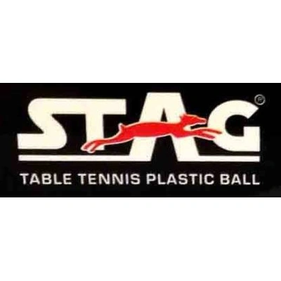 Stag Two Star Plastic Table Tennis Ball-WHITE-2