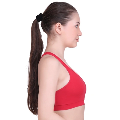 LAASA 1876 SPORTS BRA (Colour may vary)-M-Red-1