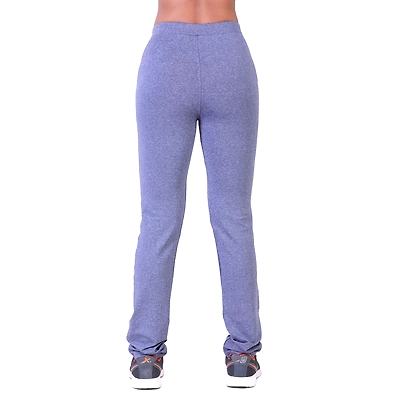 LAASA WOMEN'S SOLID ROXY MELANGE TRACK PANT-3XL-GREY MELANGE-4