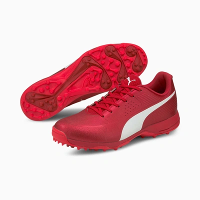PUMA 20 Men's Rubber Cricket Shoes-8-Red-1