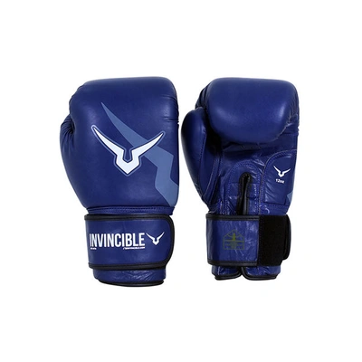 INVINCIBLE WUSHU COMPETITION GLOVES BLUE-BLUE-14-1