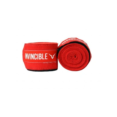 INVINCIBLE MEXICAN STYLE STRETCHABLE HAND WRAPS-RED-1