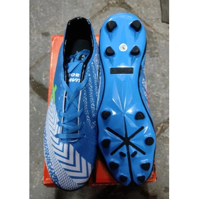 Vector X Gravity Football Shoes (Blue - White)-BLUE - WHITE-10-1