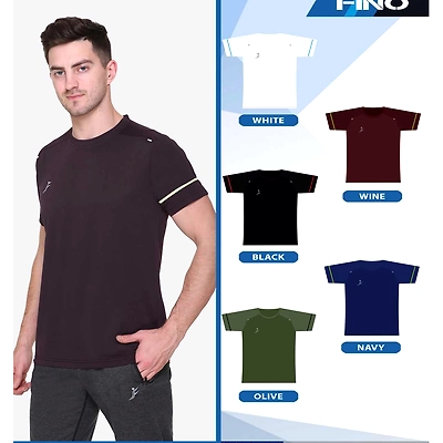 FINO MENS MW ACTIVE POLYESTER T-SHIRT-35580
