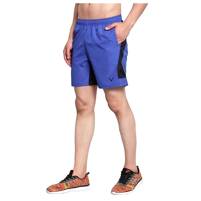 INVINCIBLE MEN’S TRAINING NAVY GREY SHORTS-35616