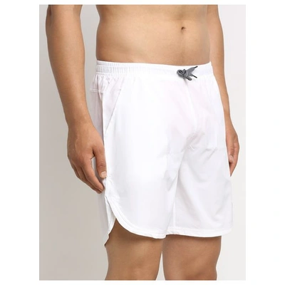 INVINCIBLE MEN’S FEATHER WEIGHT CROSSFIT SHORTS-L-WHITE-2