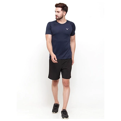 INVINCIBLE MEN'S SOLID TRAINING T-SHIRT-35678