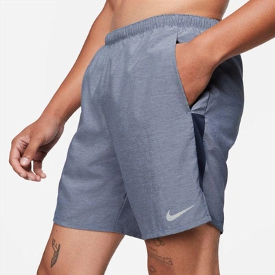 Nike Challenger Men's Brief-Lined Running Shorts-S-Grey-2