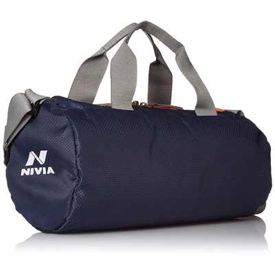 Nivia 5193JRNV Polyester Gym Bag-DARK GREY-1