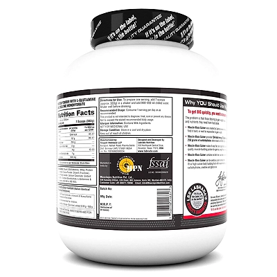 Labrada Muscle Mass Gainer  6.6 lbs (3 kg) (Chocolate)-Chocolate-1