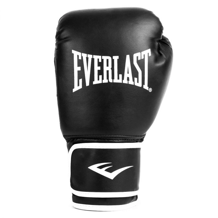 Everlast Core Training Gloves: Premium Synthetic Leather Boxing Gloves for Fitness Training and Entry-Level Athletes-Black-L-XL-4