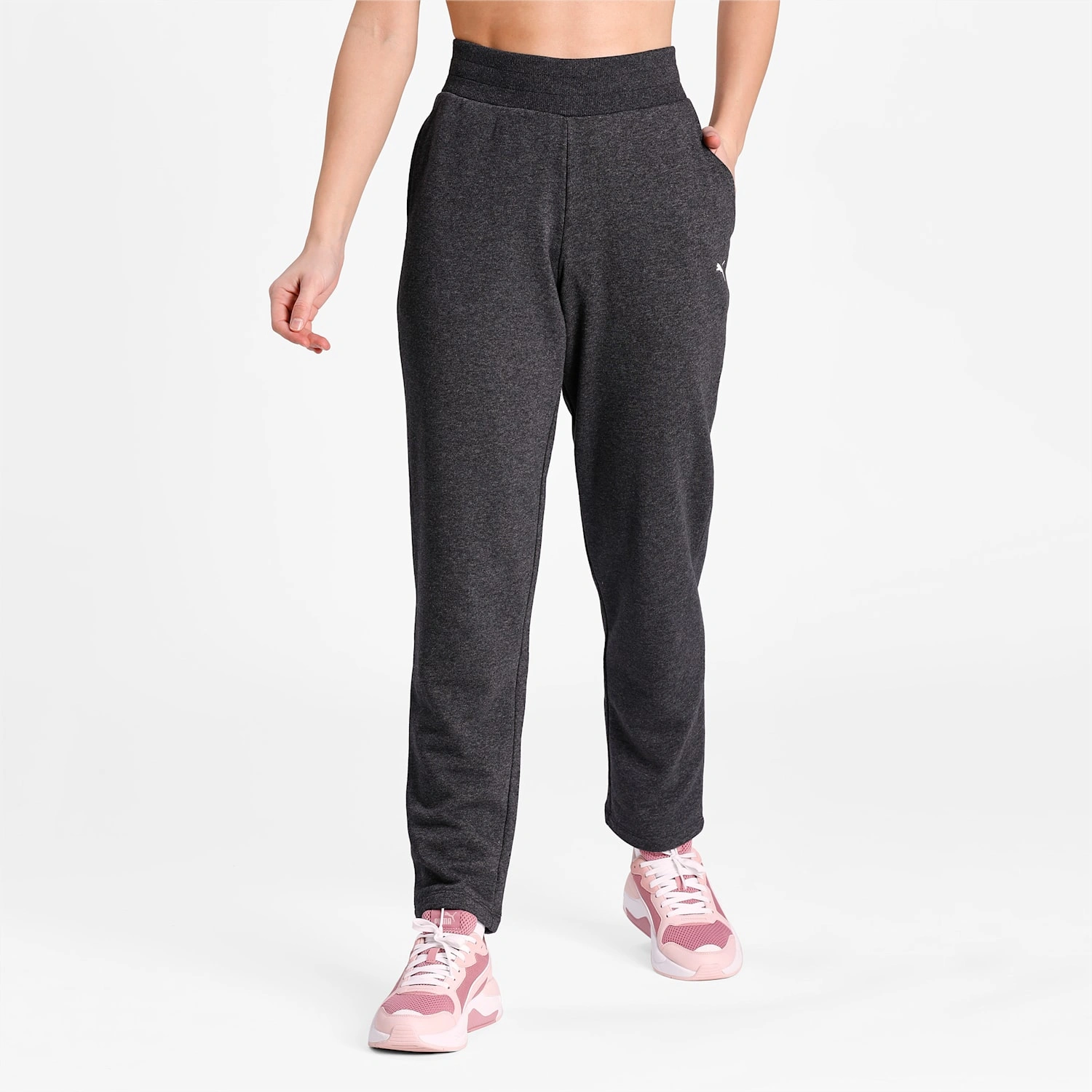 puma women's essentials terry sweatpants