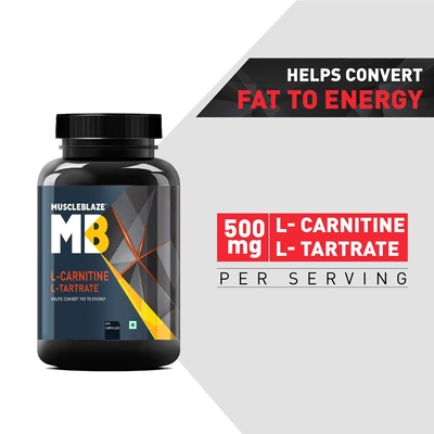 Muscleblaze L-carnitine L Tartrate Fat Burner 120 Cap-UNFLAVORED-60 Cap-2