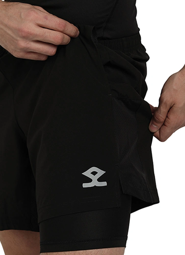 SHREY PRO DOUBLE LAYER SHORTS-BLACK-XL-4