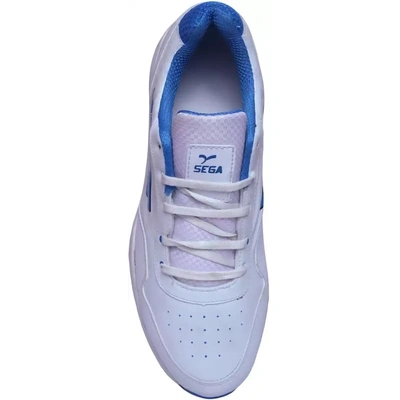 Sega Booster Cricket Shoes-White - blue-11-2