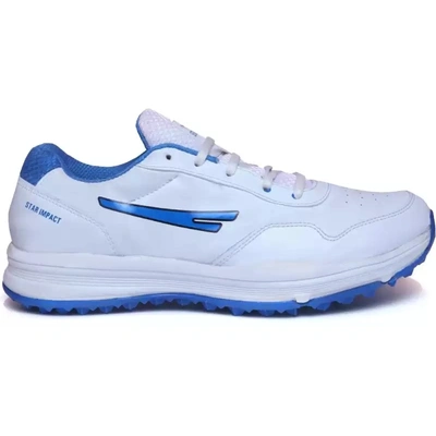 Sega Booster Cricket Shoes-White - blue-9-1