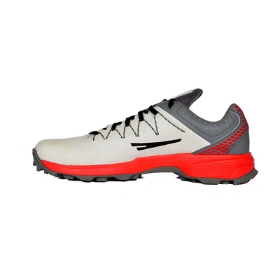Sega Power Cricket Shoes-White - Grey-9-2