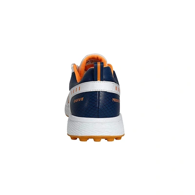 Sega Predator White Cricket Shoes For Men-8-White - Orange-2