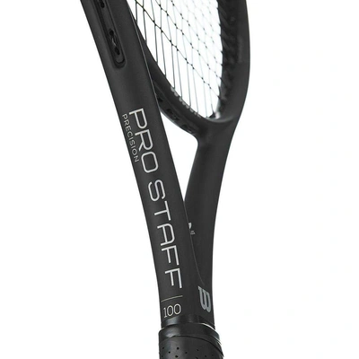 WILSON Pro Staff Precision 100 Black Strung Tennis Racquet (Pack of: 1, 320 g)-BLACK-FS-2