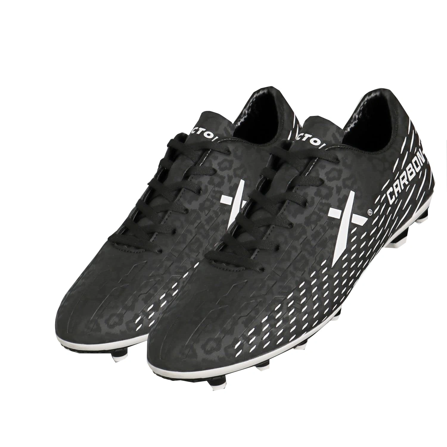 Vector X Carbon-X Football Stud-BLACK/WHITE-10-8