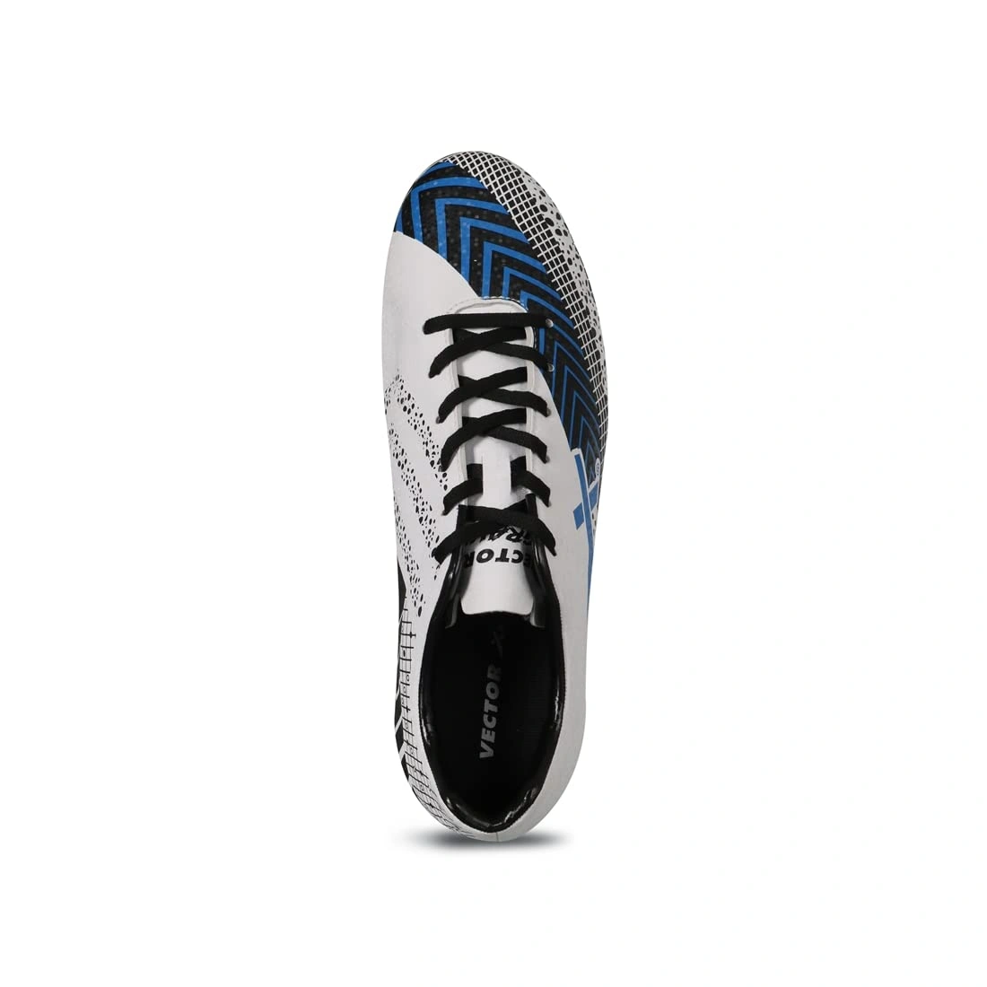 Vector X Gravity Football Shoes-4-WHITE-BLU-BLK-3