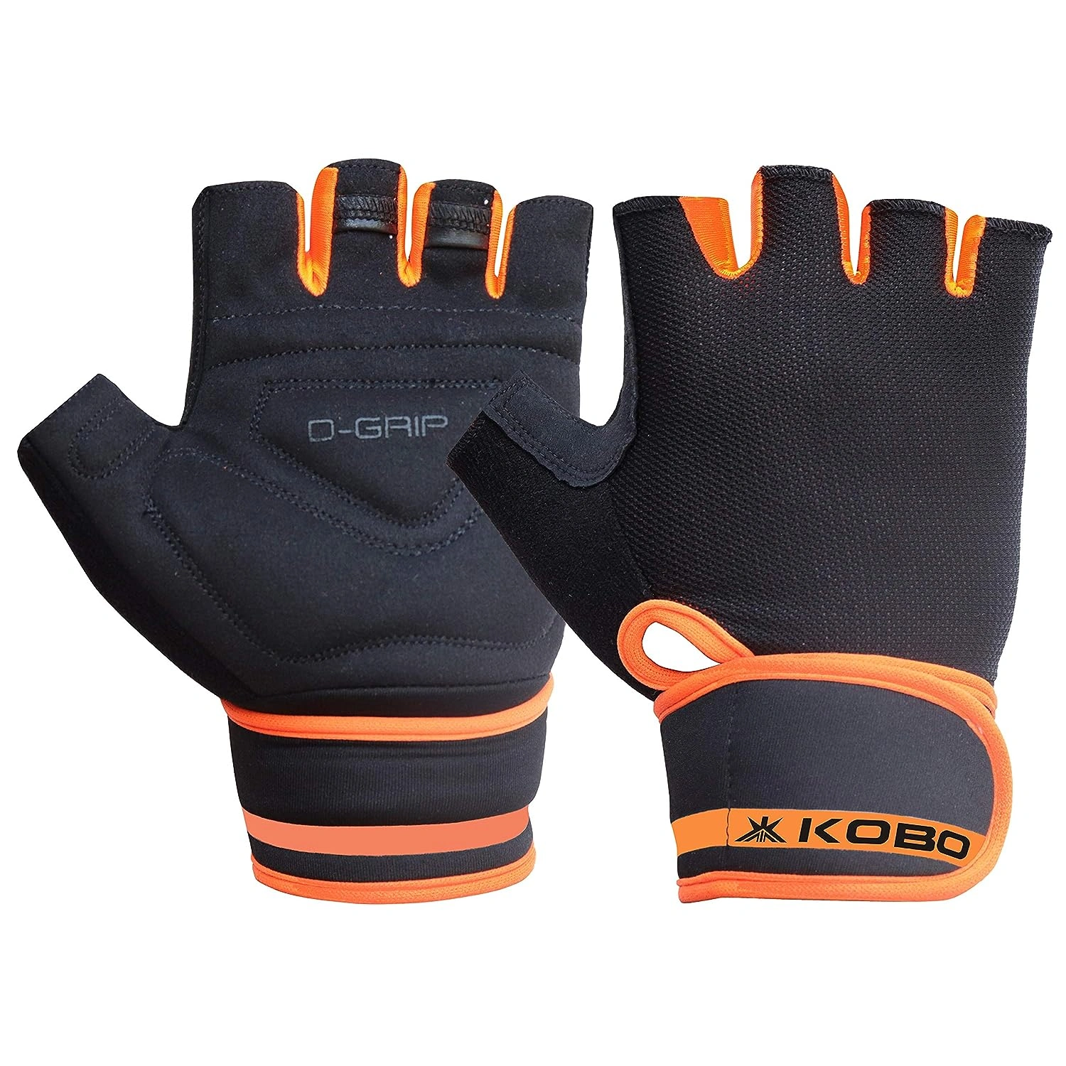 Kobo WTG-45 Weight Lifting Gym Gloves Hand Protector for Fitness Training-31993