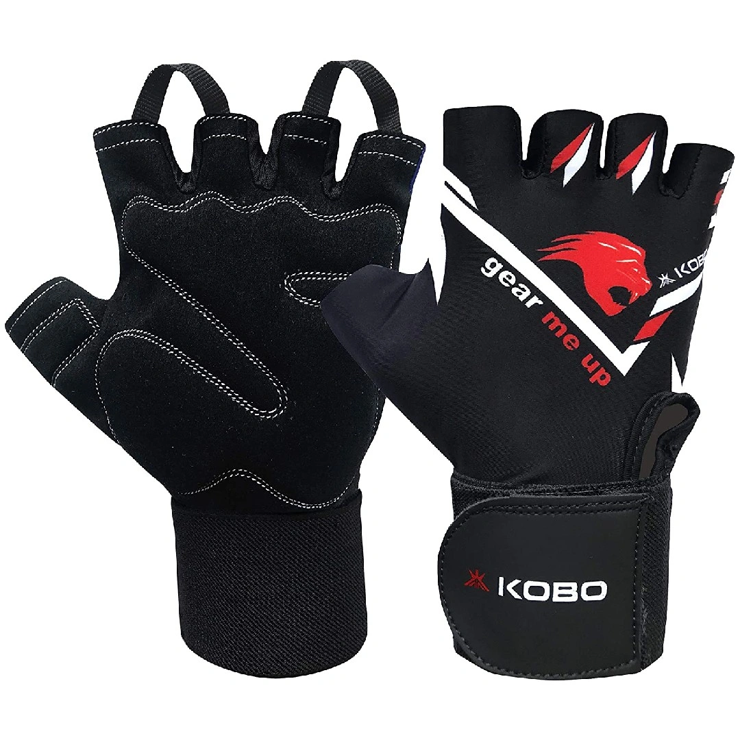 Kobo WTG-31 Gym Gloves with Wrist Support-35839