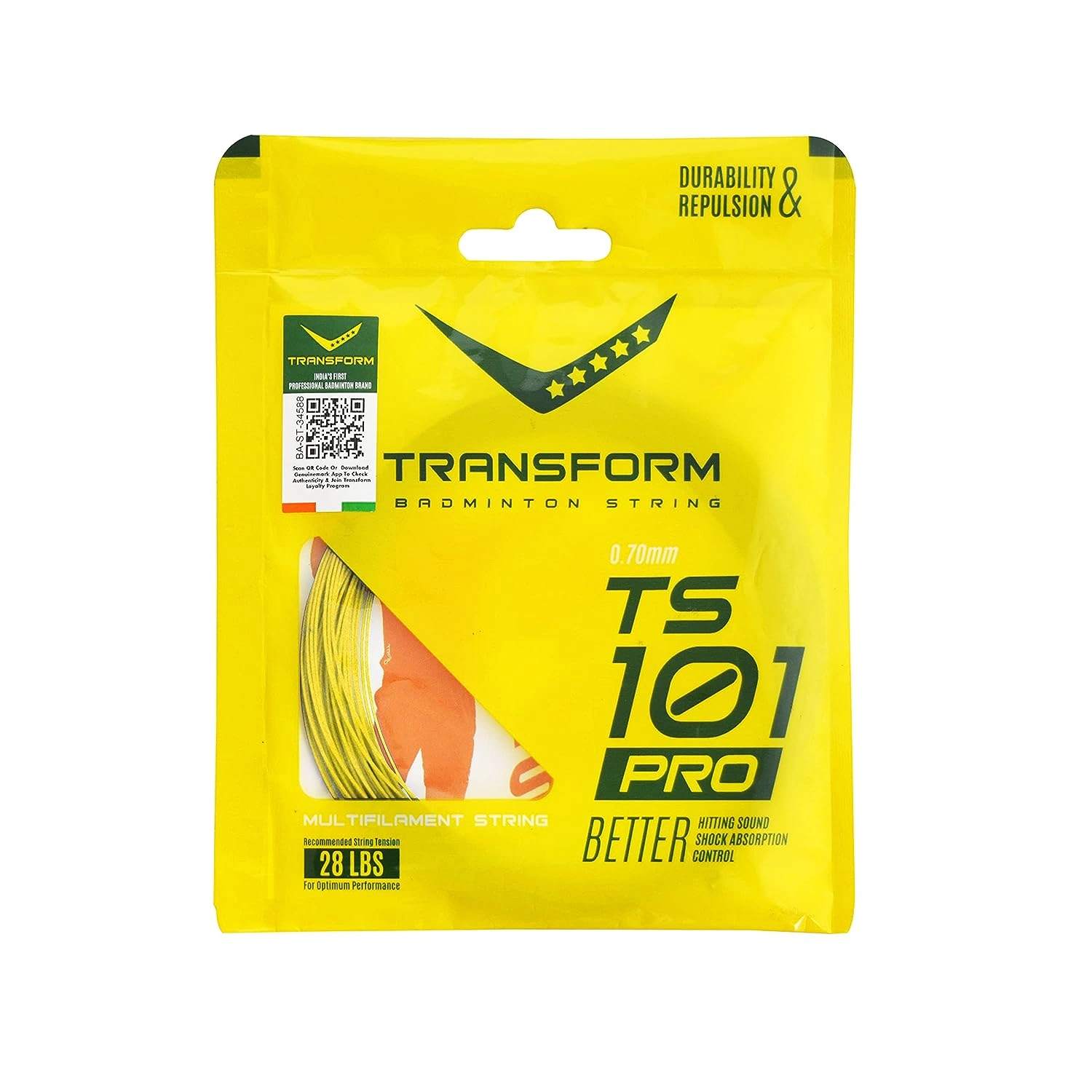 Transform String 101 Pro Badminton String (1 Pcs)-44509