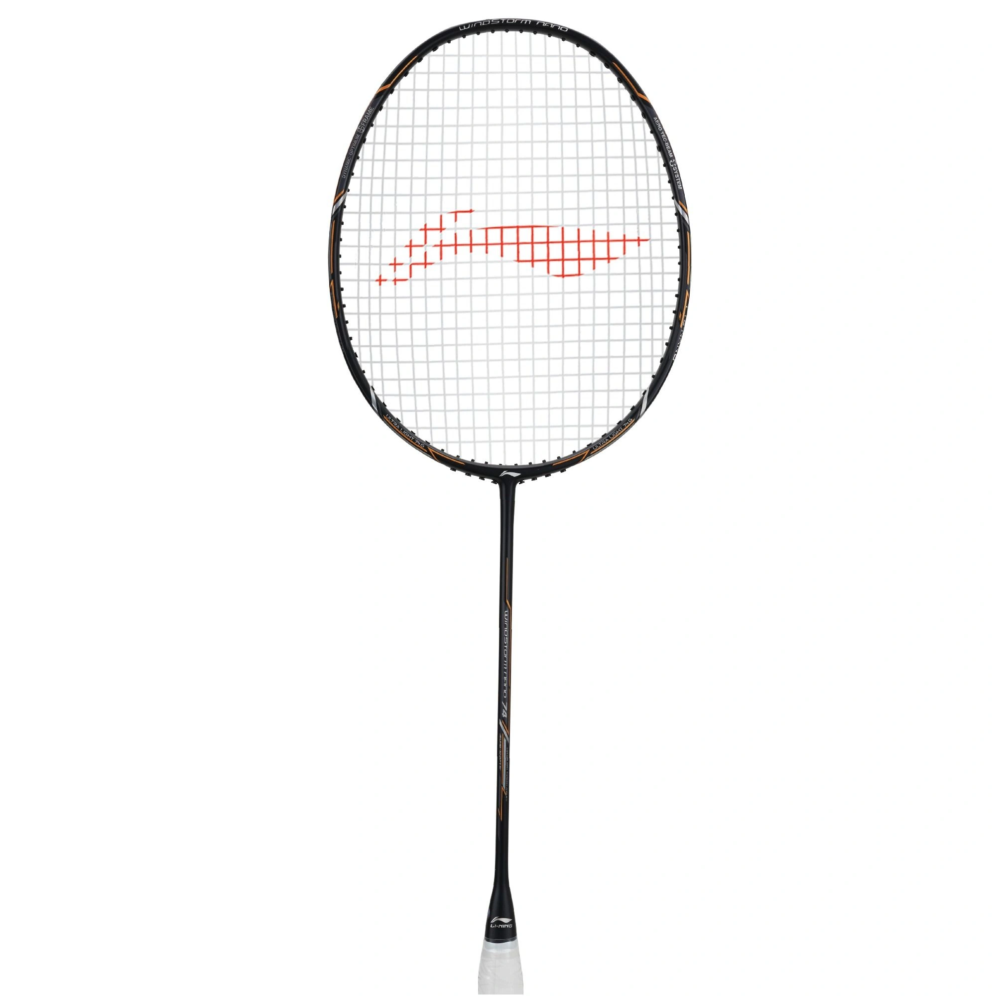 Li-Ning Windstorm Nano 74 Professional Badminton Racquet Unstrung-BLACK/GOLD-FS-3