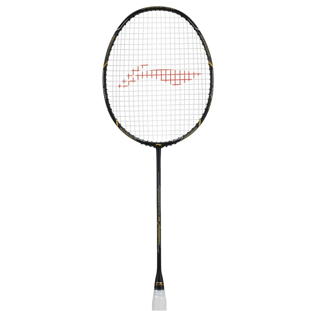 Li-Ning Windstorm Nano 74 Professional Badminton Racquet Unstrung-BLACK SILVER-FS-3