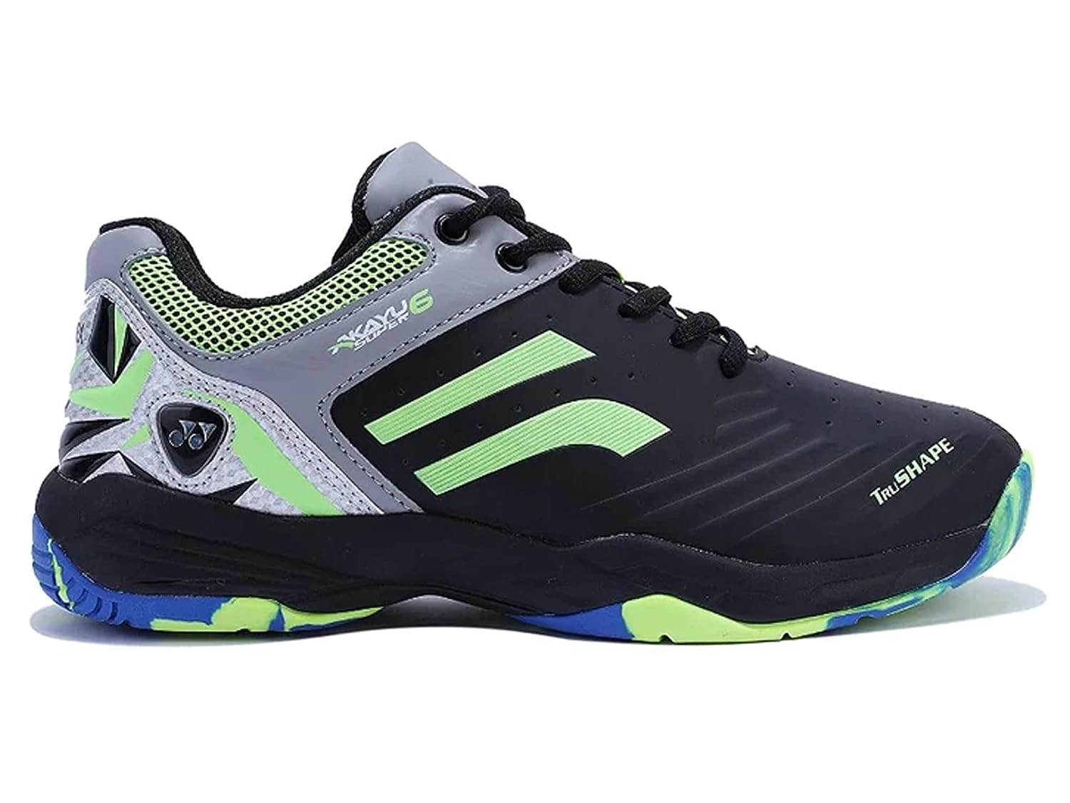 YONEX AKAYU SUPER 6 BADMINTON SHOES-BLACK LIME-6-1