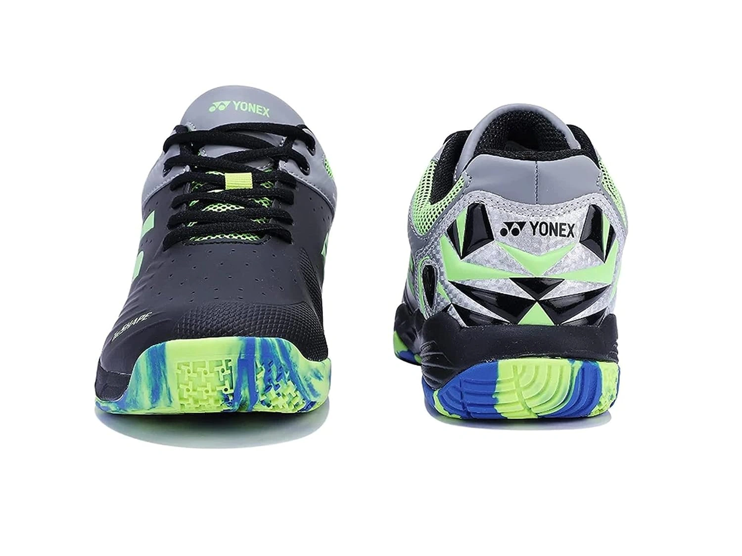 YONEX AKAYU SUPER 6 BADMINTON SHOES-BLACK LIME-6-4