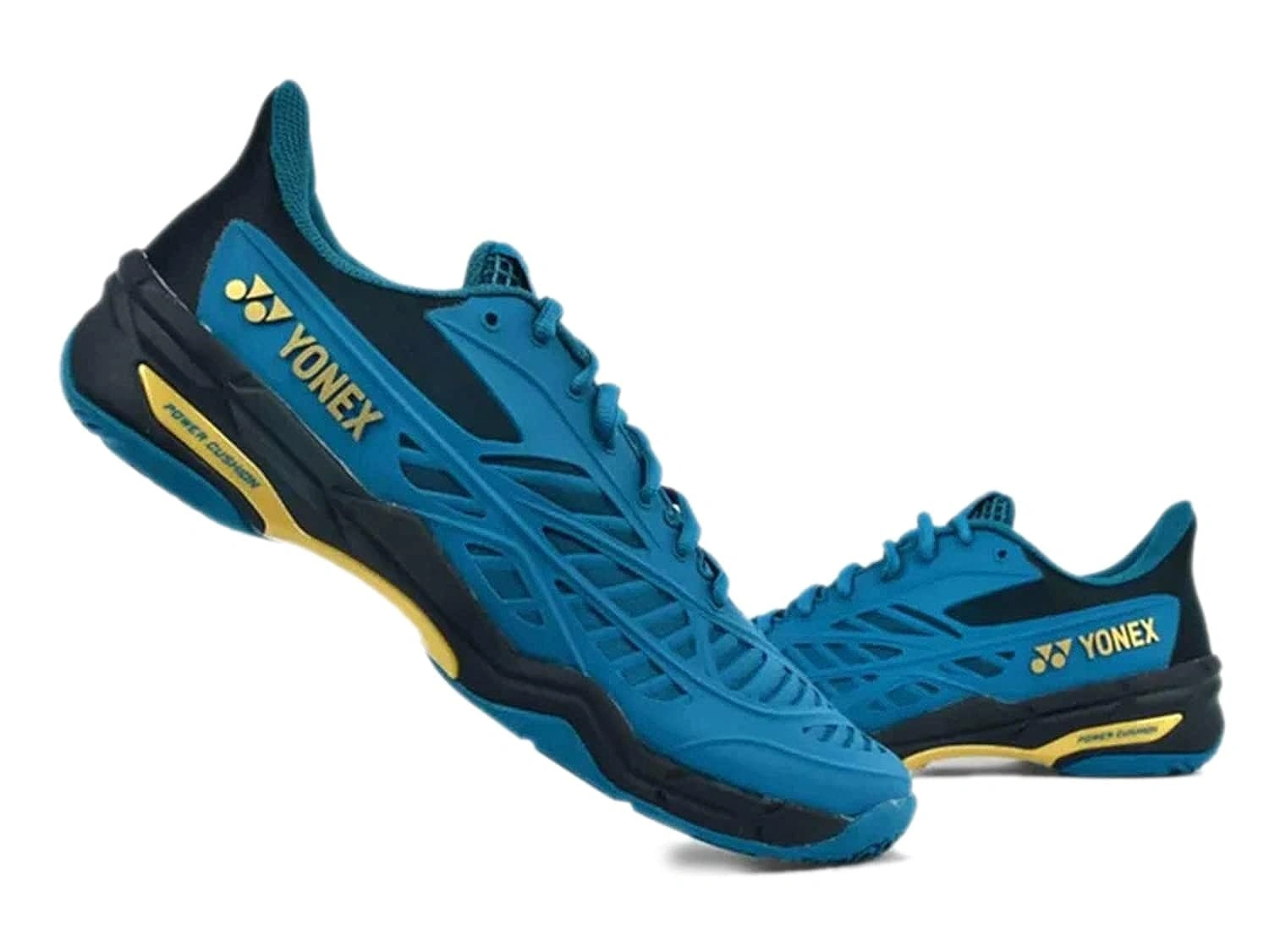 Yonex Power Cushion Cascade Drive Badminton Shoes-8-TEAL BLUE-4