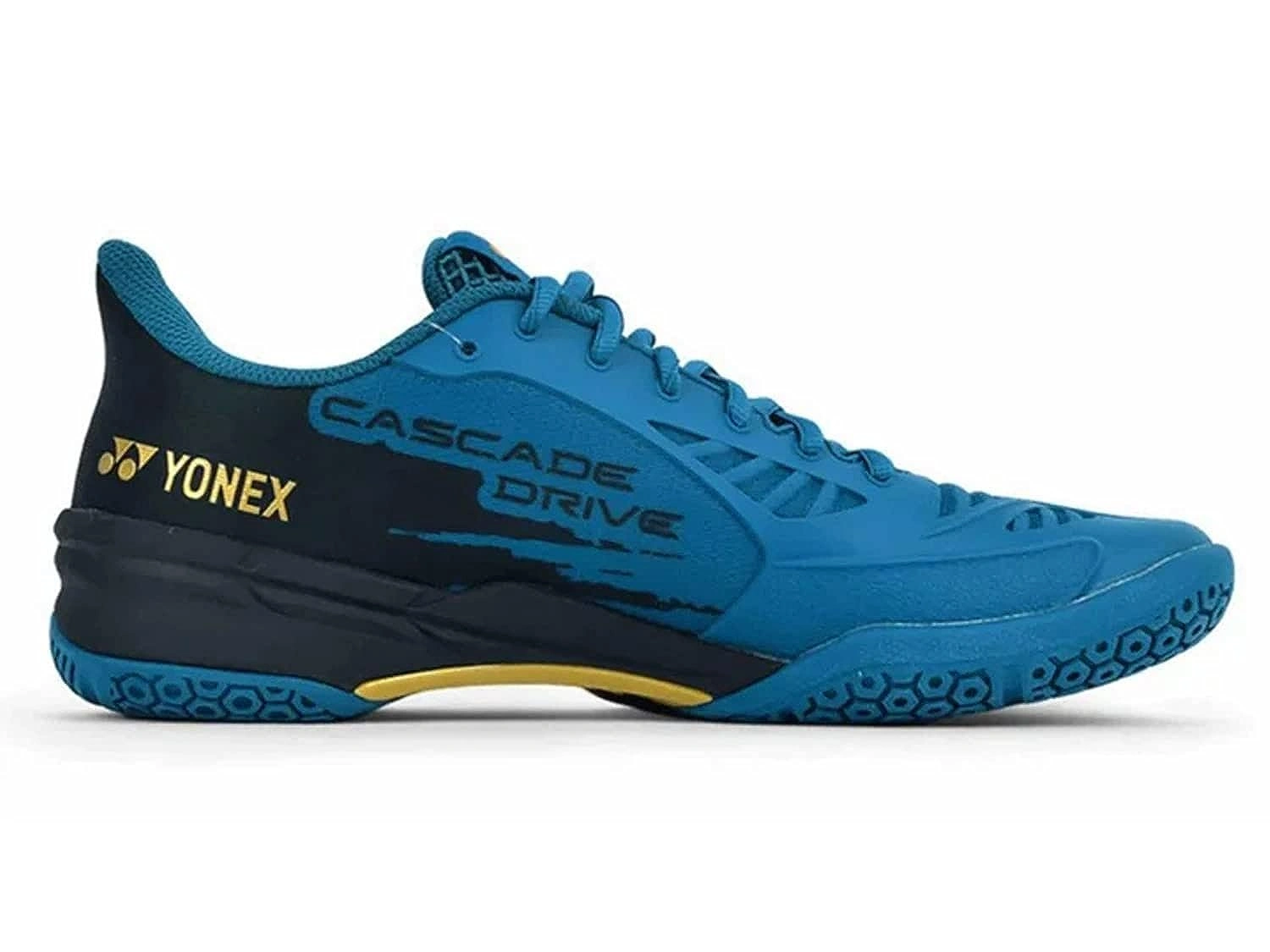 Yonex Power Cushion Cascade Drive Badminton Shoes-11-TEAL BLUE-1