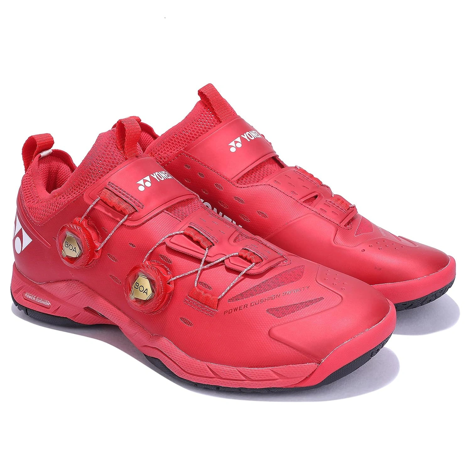 YONEX SHB Infinity 2 EX Power Cushion Badminton Shoes-7.5-METALIC RED-5