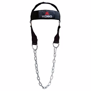 Kobo Power Head Harness Nylon Gym Neck Training Padded Straps