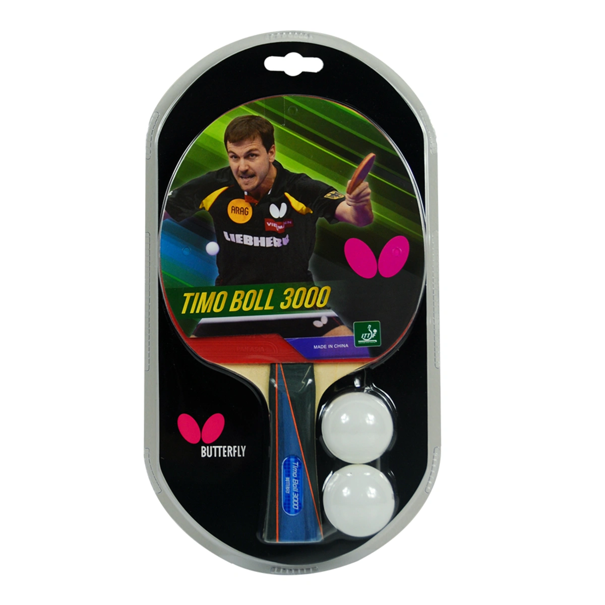 Butterfly Timo Boll 3000 Table Tennis Racket: Extreme Speed Racket for Advanced Players-45978