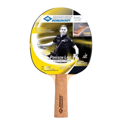 DONIC Person 500 All-Rounder Table Tennis Bat for Beginners: Excellent Control, High Speed, and Good Rotation for Amateur Games