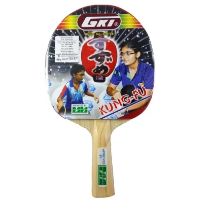 GKI Kung Fu Table Tennis Bat: Professional Ping Pong Racket for Explosive Attacking Play