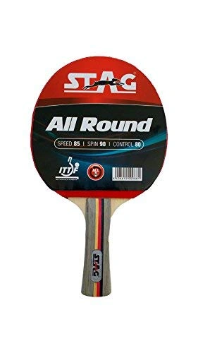 STAG ITTF Approved Rubber All Round Advanced Table Tennis Racquet-4596