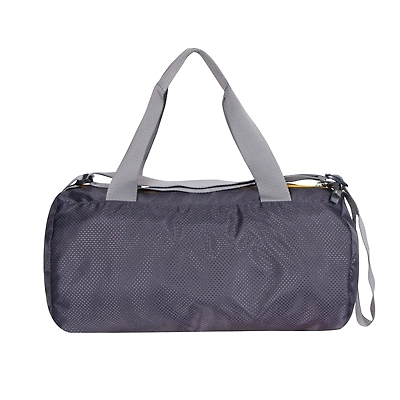 Nivia New Round Gym Bags-DARK GREY-3