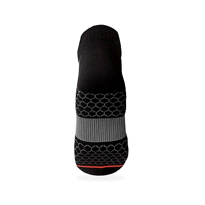 TEGO Drill Ankle Nylon-Coolmax Socks (1pair)-BLACK-ORANGE-S-3